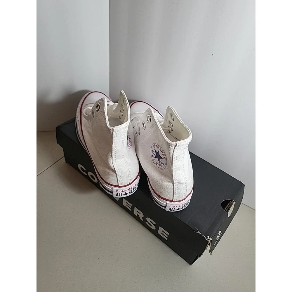 Converse Chuck Taylor All Star High Top Sneakers Optical White US W 5.5